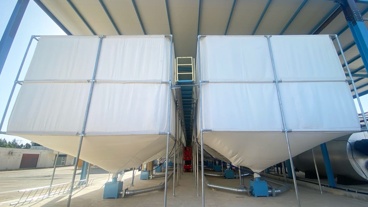 EPS curing silo systems