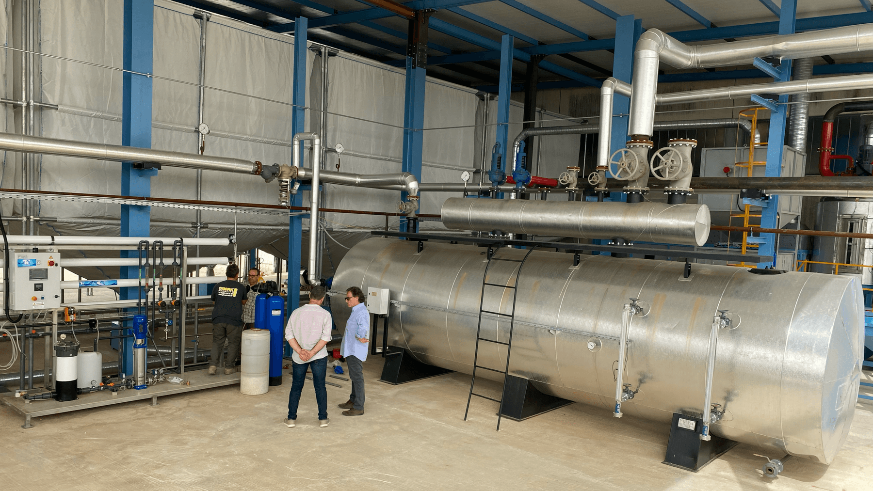 Turnkey plant installation